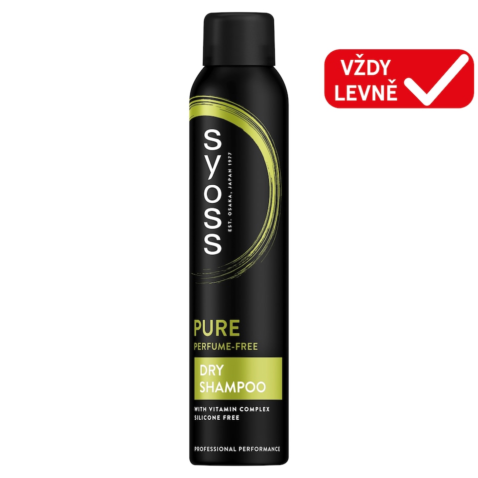 Obrázek 1 pro produkt Syoss Pure suchý šampon bez parfému a silikonů 200ml