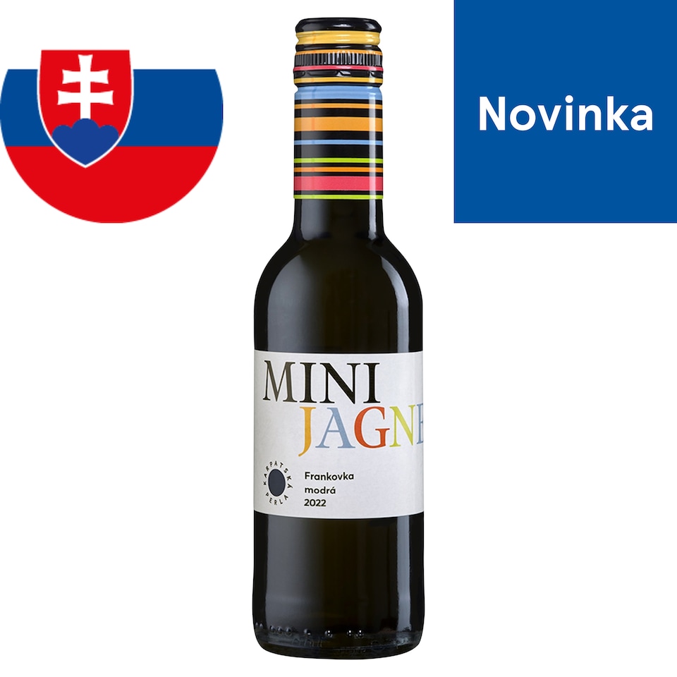 Mini Jagnet frankovka modrá víno červené suché 250 ml