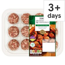 Tesco 12 Northern Irish Lamb Meatballs 240g