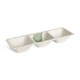 image 1 of Core Kitchen Cream Plastic Bobble 3 Section Dish