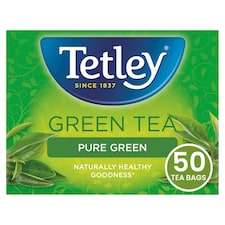 Tetley Green Tea Mint 50 Tea Bags 100G