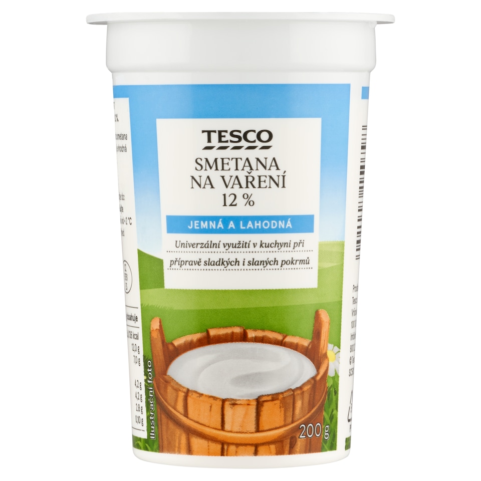 Tesco Smotana na varenie 12 % 200 g