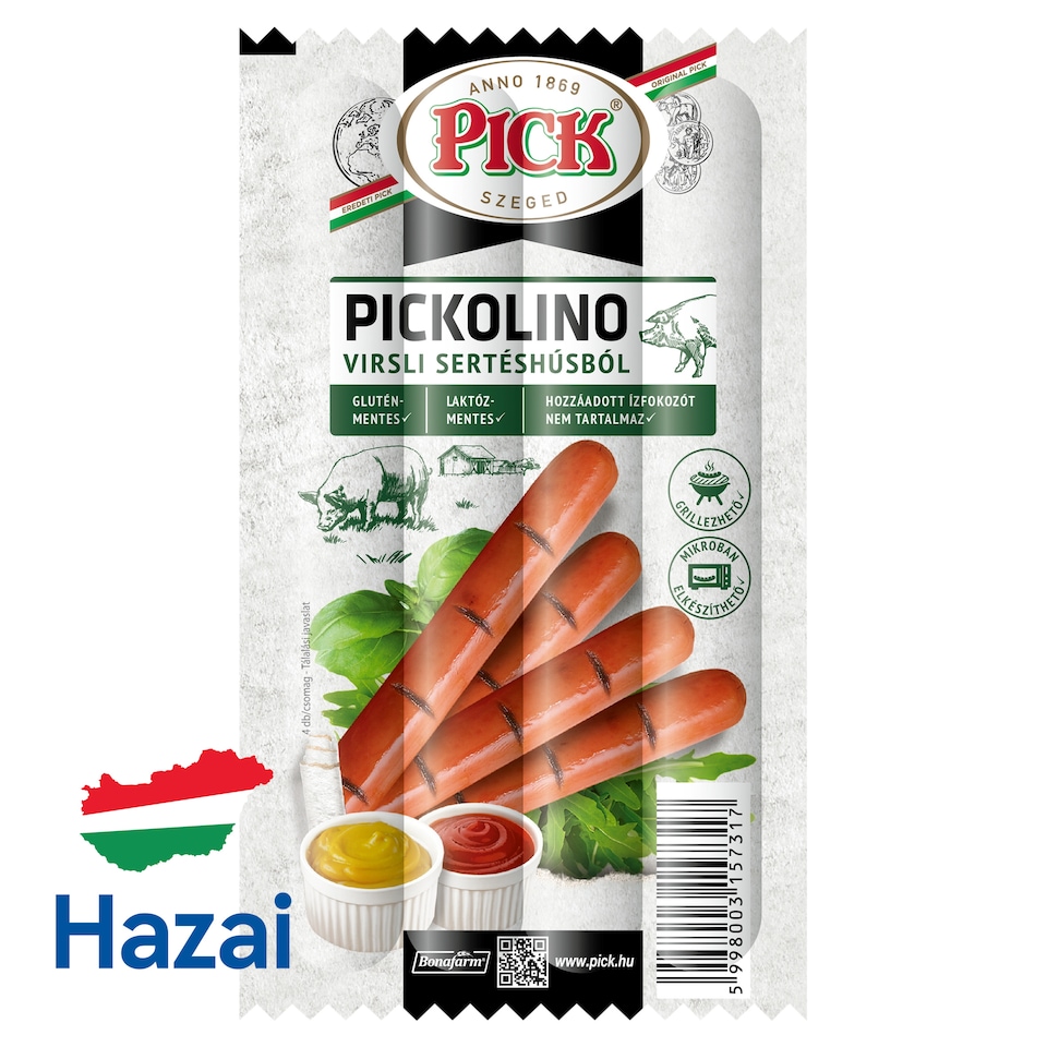 PICK Pickolino virsli sertéshúsból 140 g 