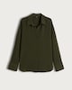 image 5 of F&F Button Up Long Sleeved Co-ord Shirt in Olive