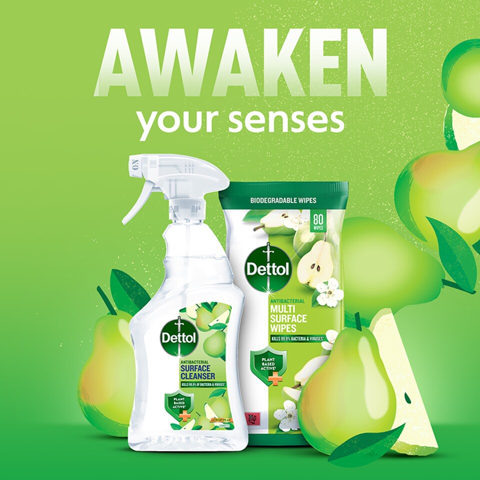 image 1 of Dettol Tru Clean Antibacterial Spray Pear 750Ml
