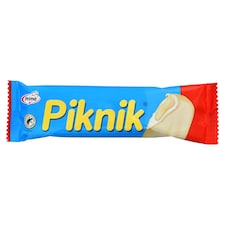 Prima Piknik Frozen Cream with Vegetable Fat with Milk Flavor in White Coating 50 ml
