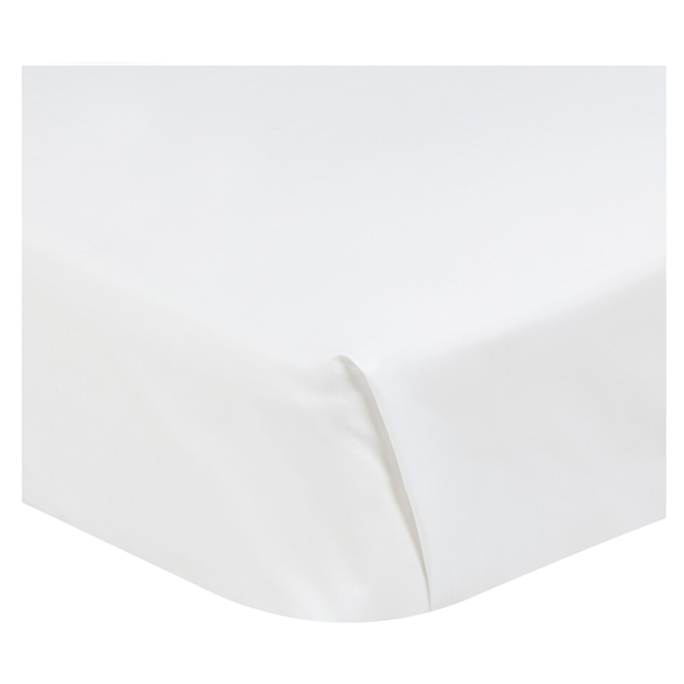 Tesco 100% Cotton Flat White King Size