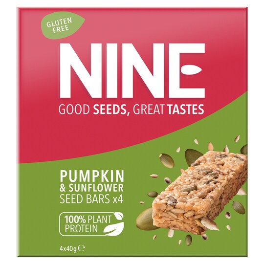 Nine Super Seeds Pumpkin Sunflower 4x40g Tesco Groceries