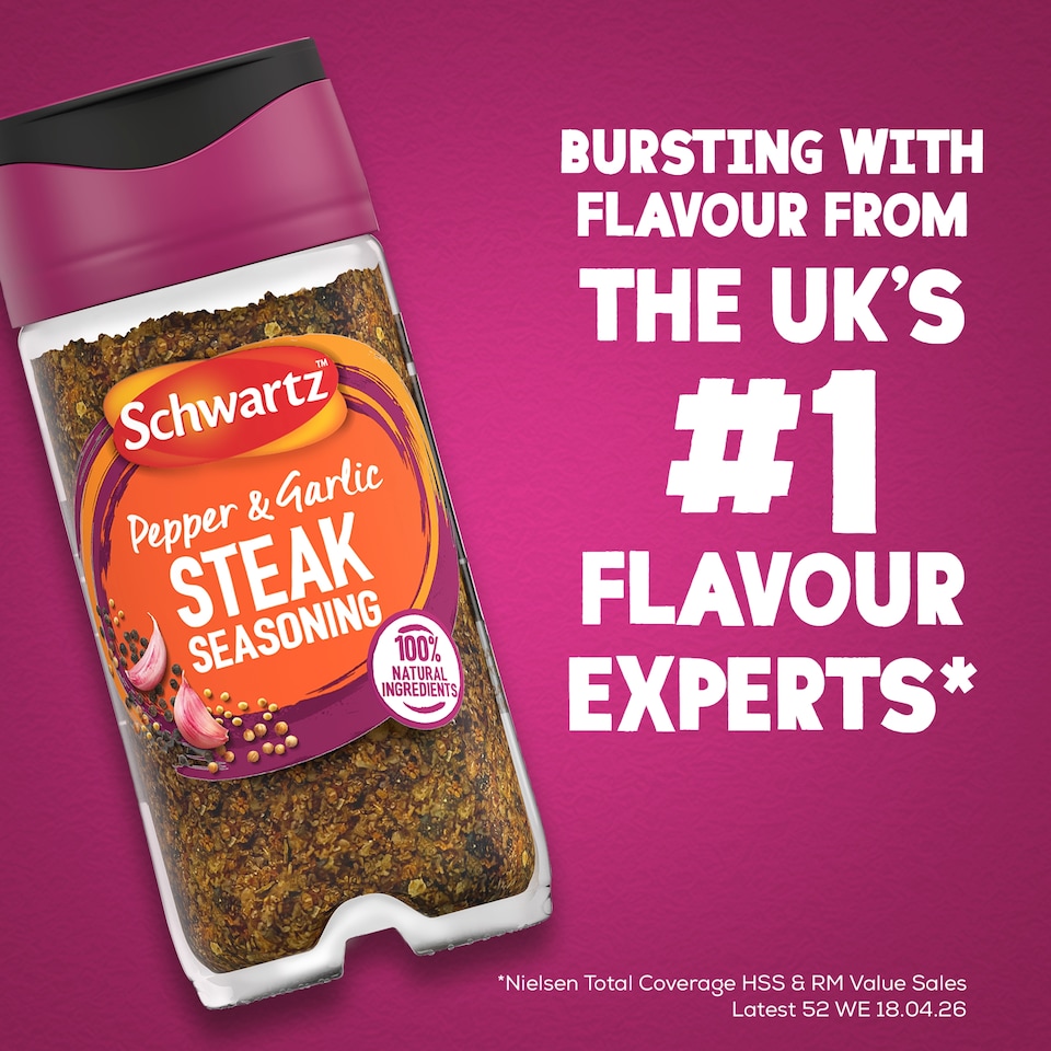image 1 of Schwartz Pepper & garlic Steak Seasoning 46g