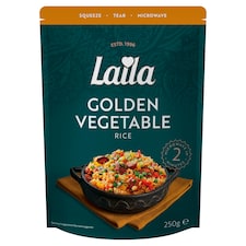 Laila Golden Veg Microwave Rice 250g