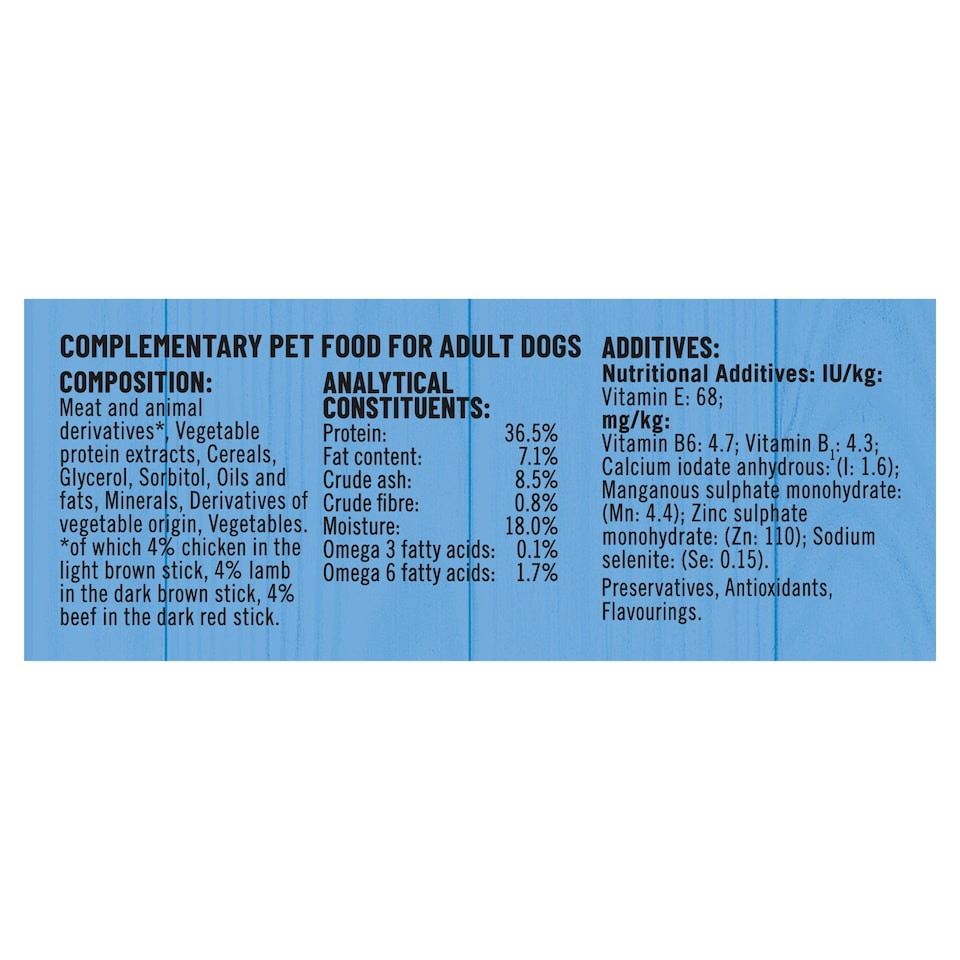 image 1 of BAKERS Rewards Chicken; Beef and Lamb Dog Treats 100g