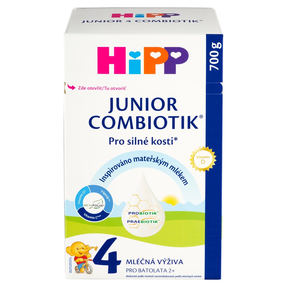 image 1 of HiPP Combiotik Junior 4 Milk Nutrition for Small Children from 2 Years in Powder 2 x 350 g (700 g)