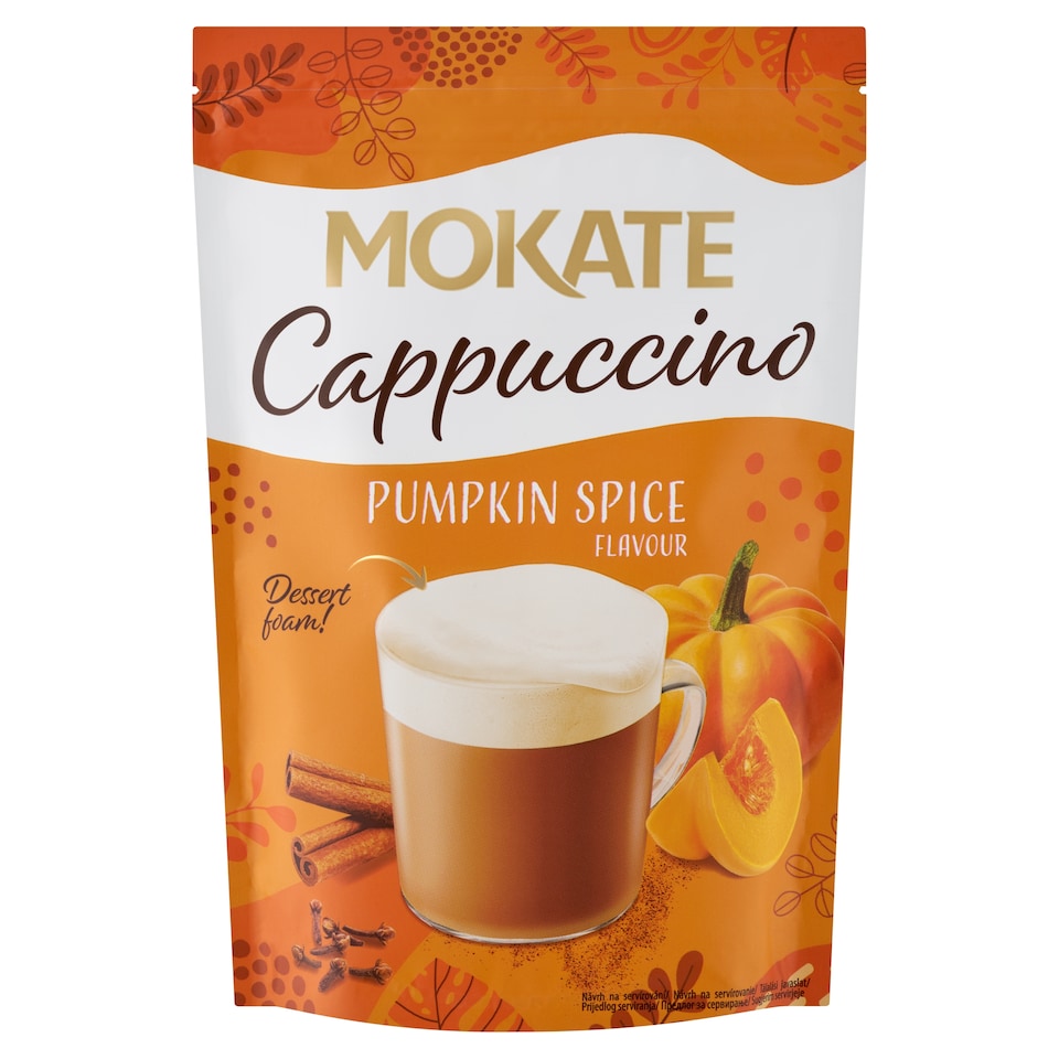 Mokate Cappuccino sütőtök ízű instant kavéitalpor fűszerekkel 110 g  1. kép