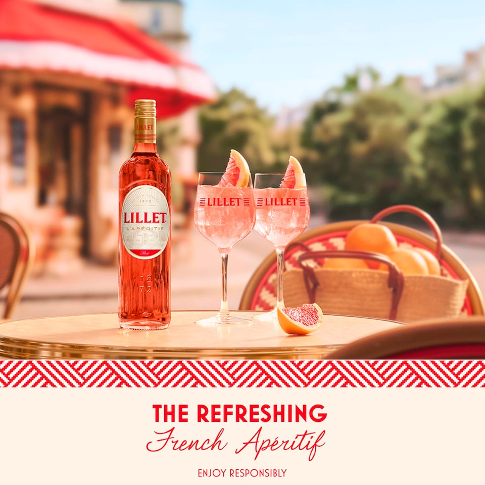 image 1 of Lillet Rosé Wine-Based Aperitif Liqueur Spritz Cocktail 75cl 17% ABV