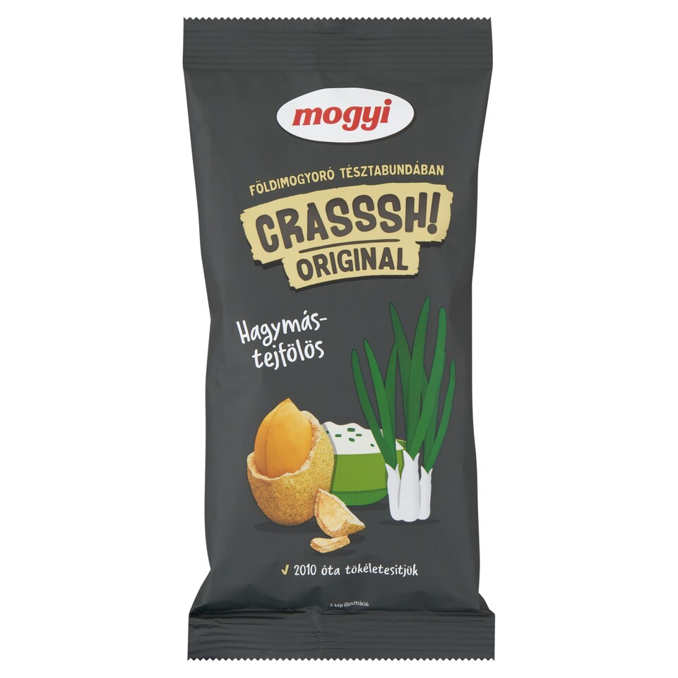 Mogyi Crasssh! Original pörkölt földimogyoró hagymás-tejfölös tésztabundában 120 g