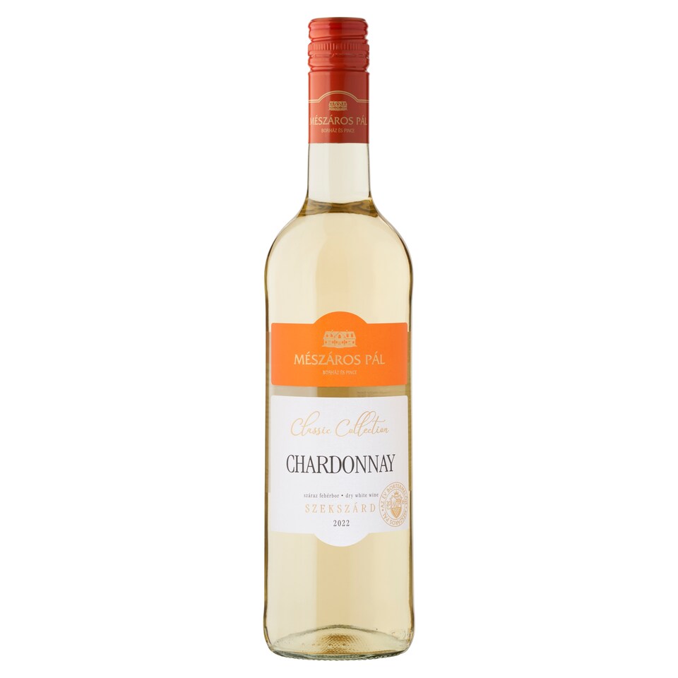 Mészáros Pál Classic Collection Szekszárdi Chardonnay száraz fehérbor 14% 0,75 l
