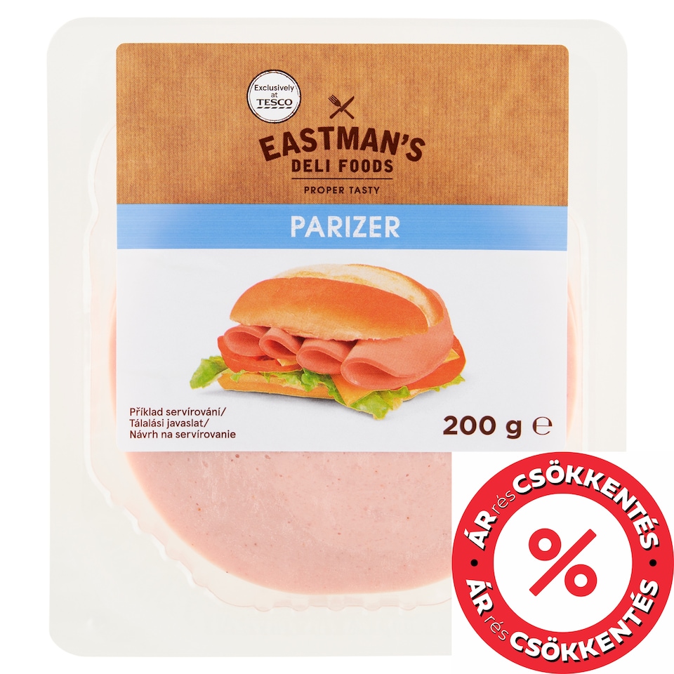 Eastman's Deli Foods szeletelt sertéspárizsi 200 g