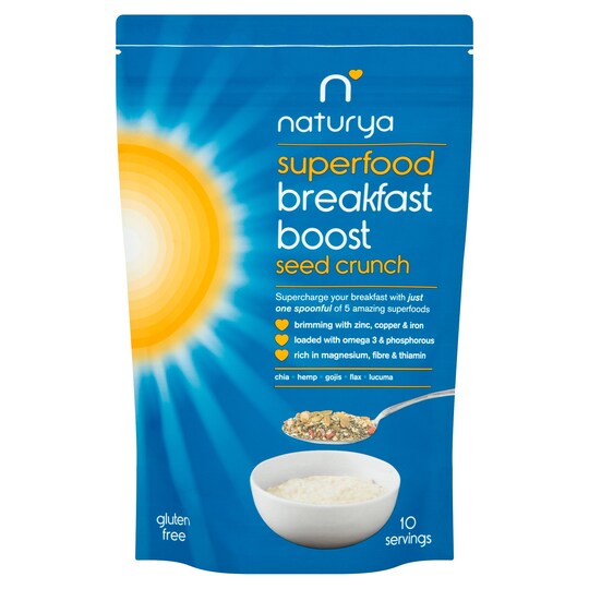 Naturya Super Food Breakfast Seed Crunch 150G Tesco Groceries