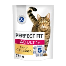 Perfect Fit Adult 1+ Dry Cat Food - Chicken 750g