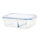 image 2 of Tesco Glass Food Storage 1.3L with Divider