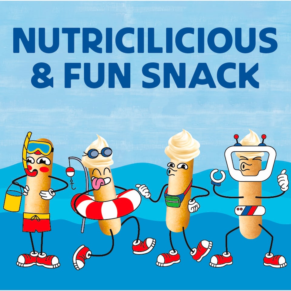 image 1 of The Laughing Cow Original Dip & Crunch x4 140g