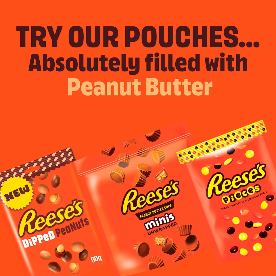image 1 of Reese's Peanut Butter and Milk Chocolate Dipped Peanuts 90g
