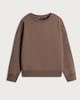 image 4 of F&F Active Cotton Rich Crew Neck Co-ord Sweatshirt in Mink