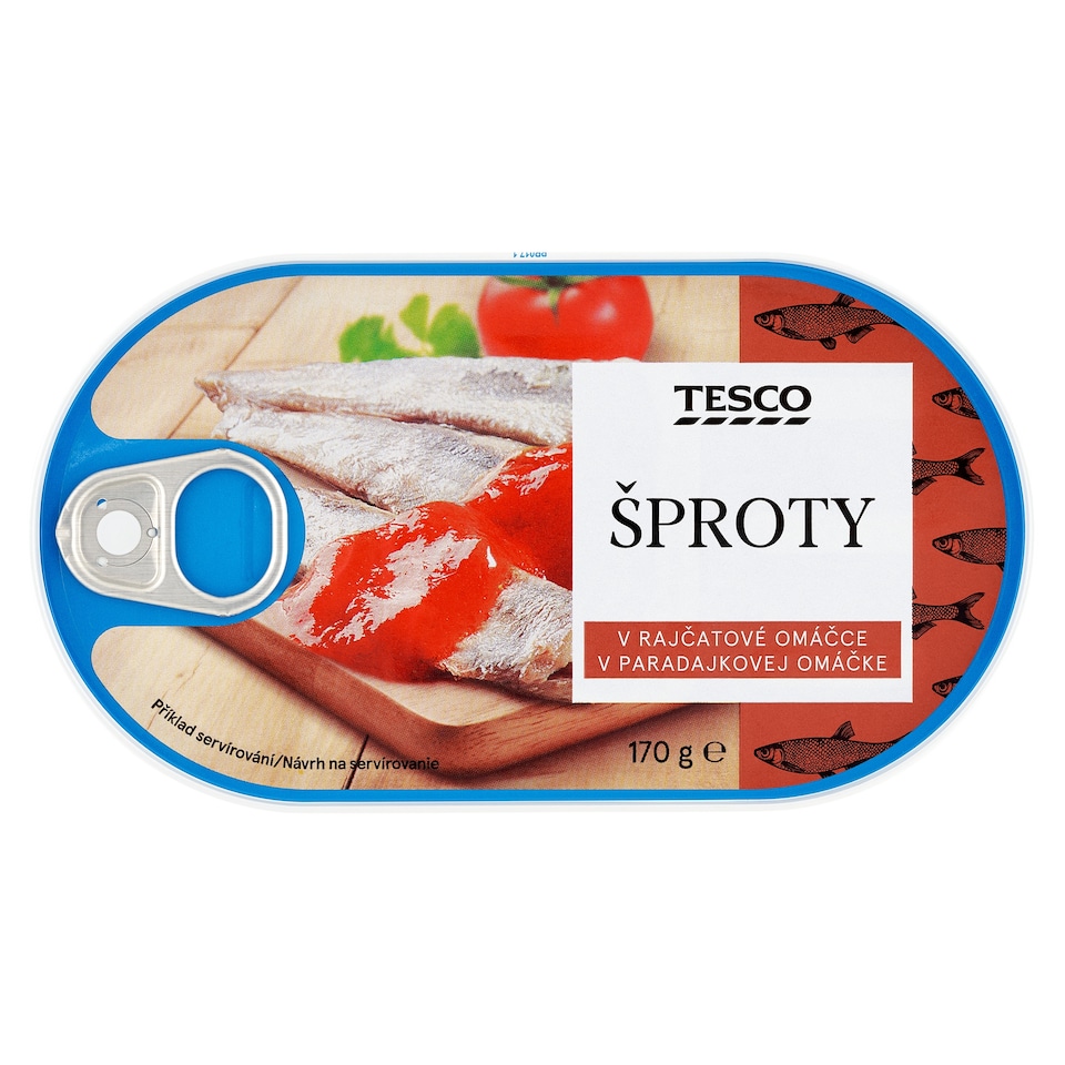 Tesco Sprats in Tomato Sauce 170 g