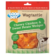 Good Boy Wagtastic Chicken & Sweet Potato Dog Treats 300g