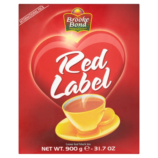 BROOKE BOND RED LABEL LOOSE LEAF TEA 900G Tesco Groceries