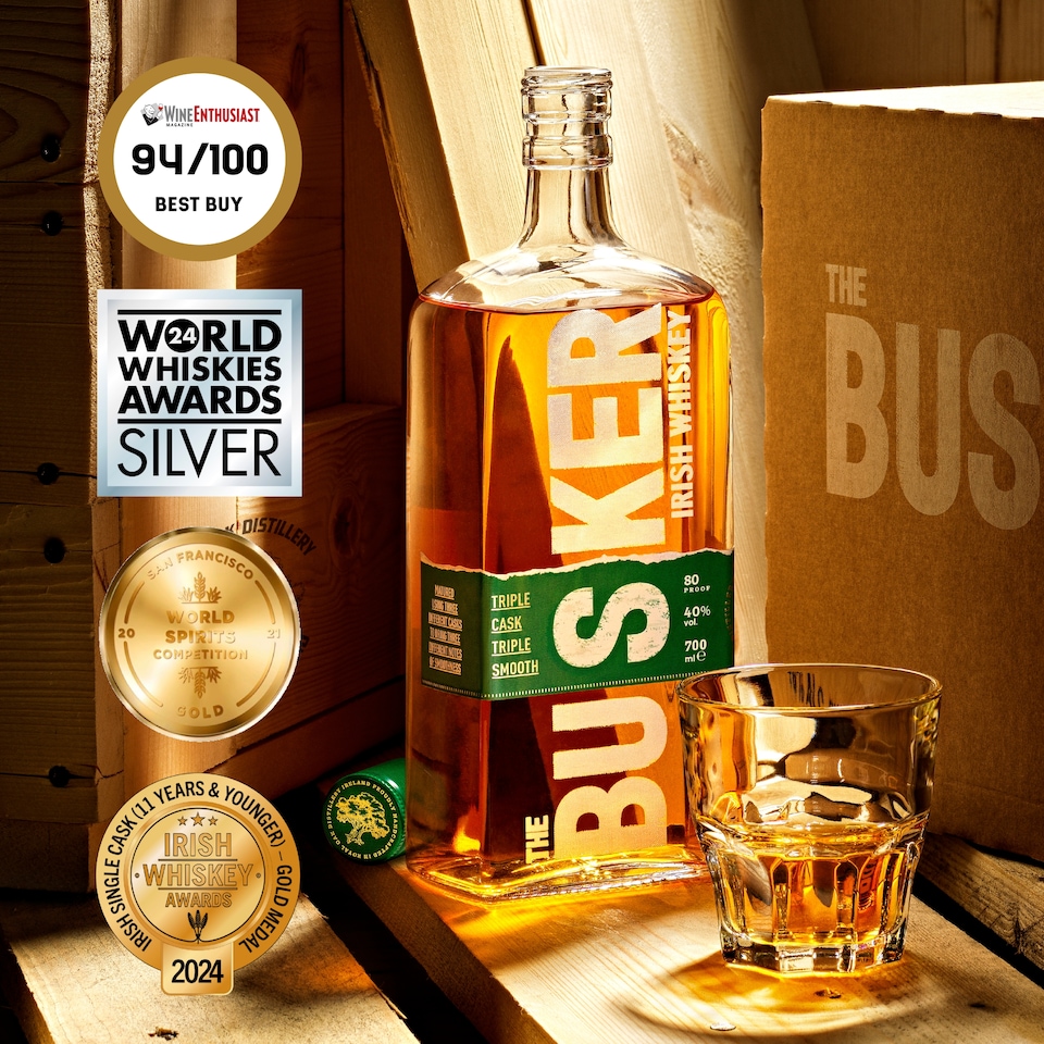 image 1 of The Busker Triple Cask Irish Whiskey 700Ml
