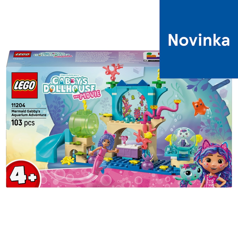 obrázok 1 z LEGO Gabinin kúzelný domček 11204 Morská víla Gabby a jej akváriové dobrodružstvo