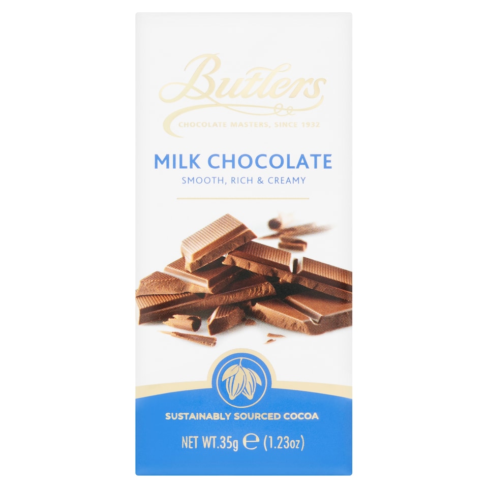 Butlers Milk Chocolate Bar 35G