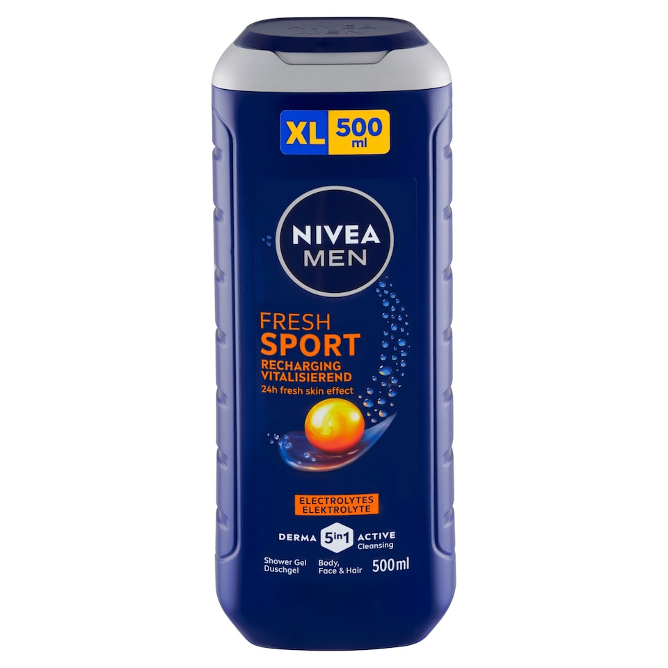 obrázok 1 z Nivea Men Fresh Sport 5 v 1 Sprchovací gél 500 ml