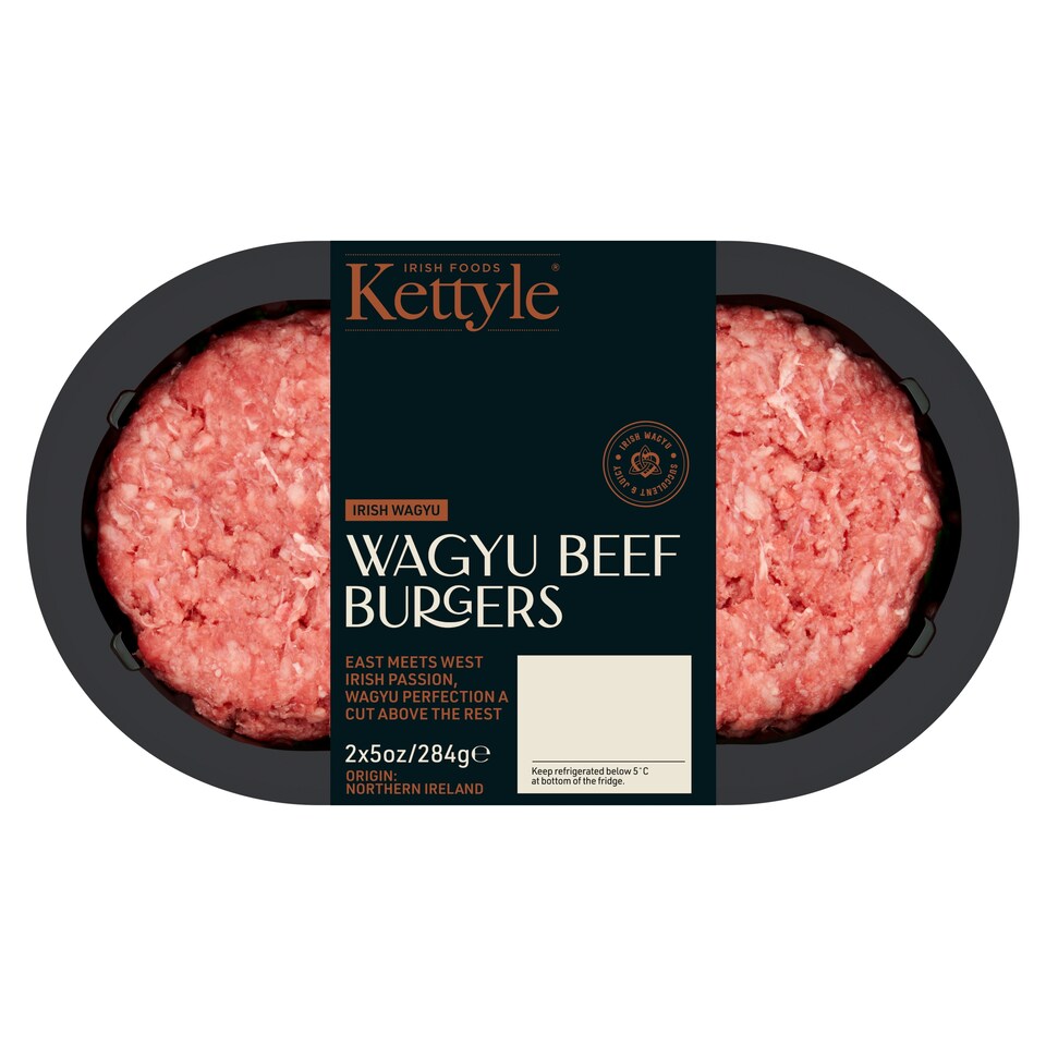 Kettyle Wagyu Beef Burgers x2 284g