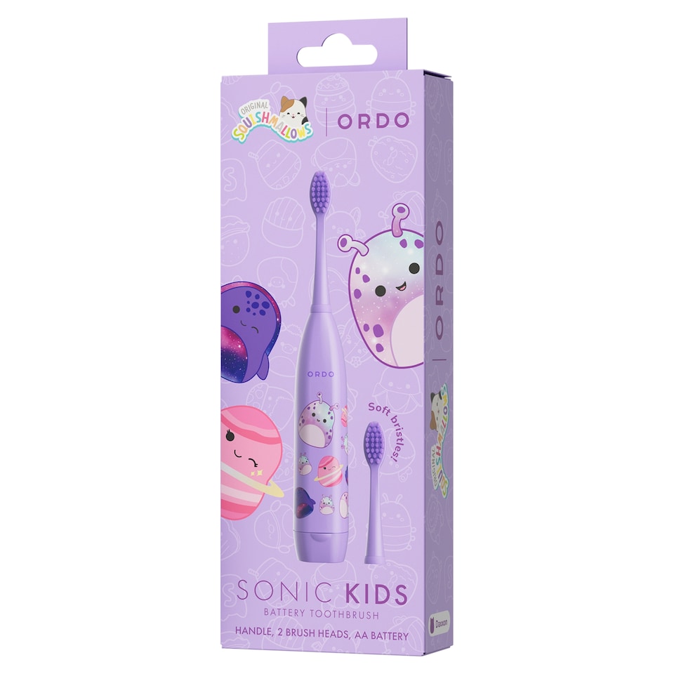 Ordo Sonic Kids Battery Toothbrush - Squishmallows Daxxon