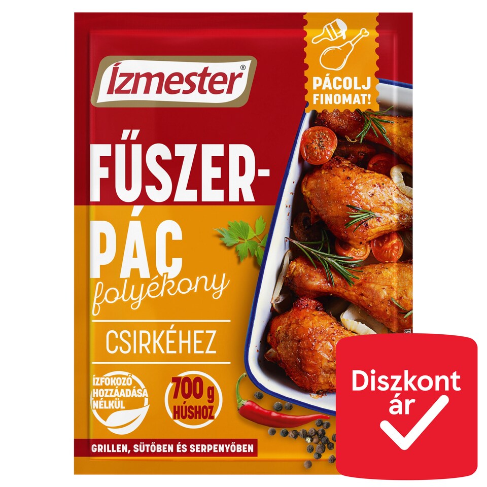 Ízmester folyékony fűszerpác csirkéhez 80 ml  1. kép