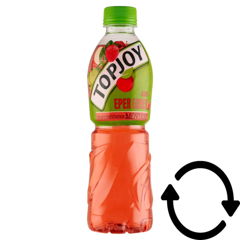Topjoy szénsavmentes alma-eper-egres ital 500 ml