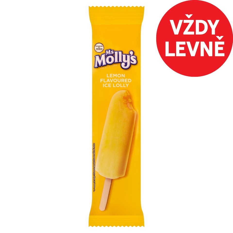 Ms Molly's Mražený krém vodový s citronovou příchutí s citronovou náplní 70ml