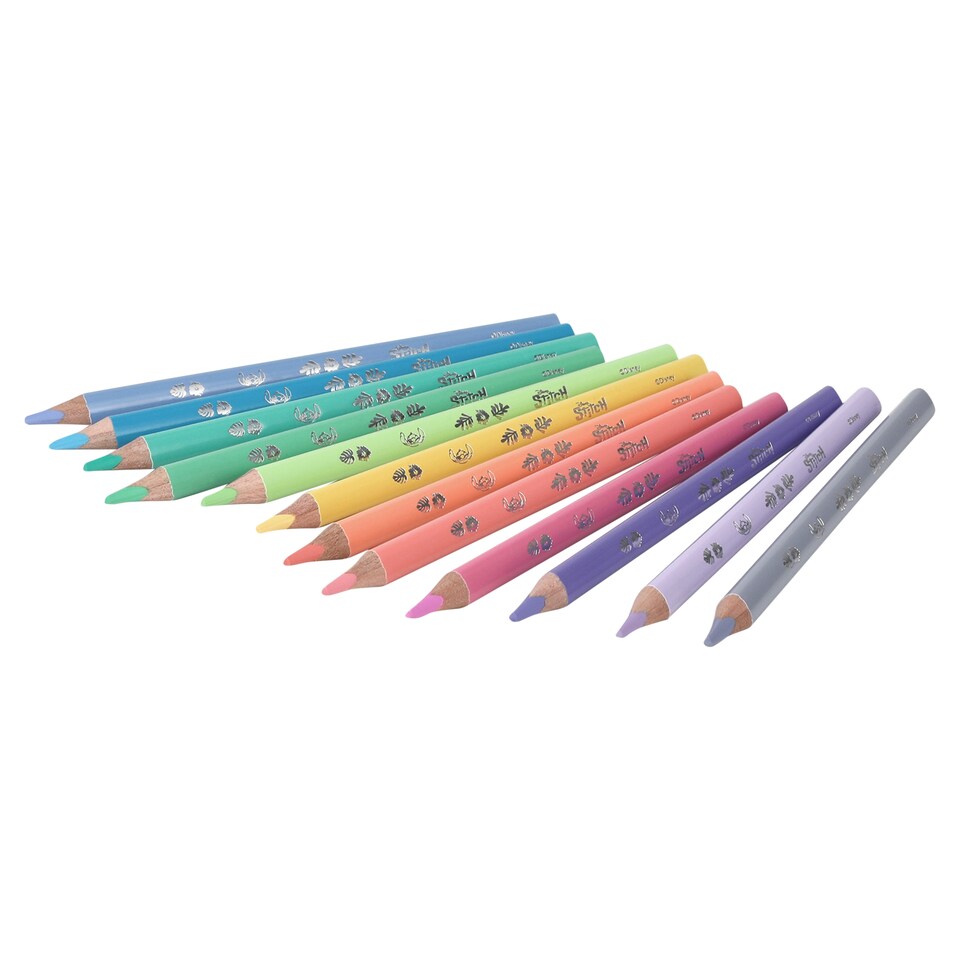 Obrázek 1 pro produkt Disney Stitch Jumbo pastelky 12 ks