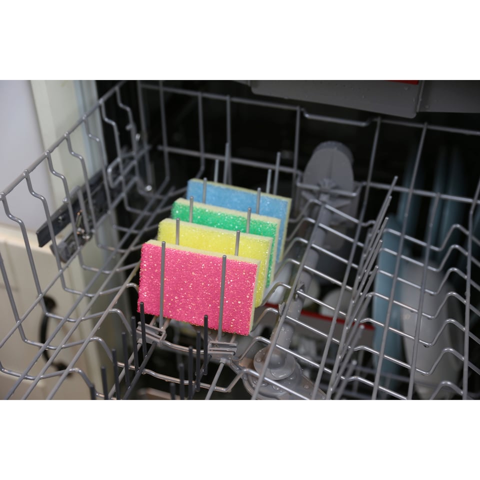 image 1 of Scrub Daddy Sponge Daddy Dual Sided Sponge 4 Pack