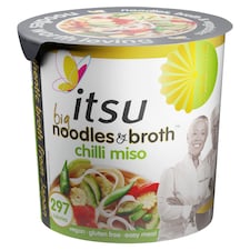 itsu BIG chilli miso instant noodles & broth pot 99g