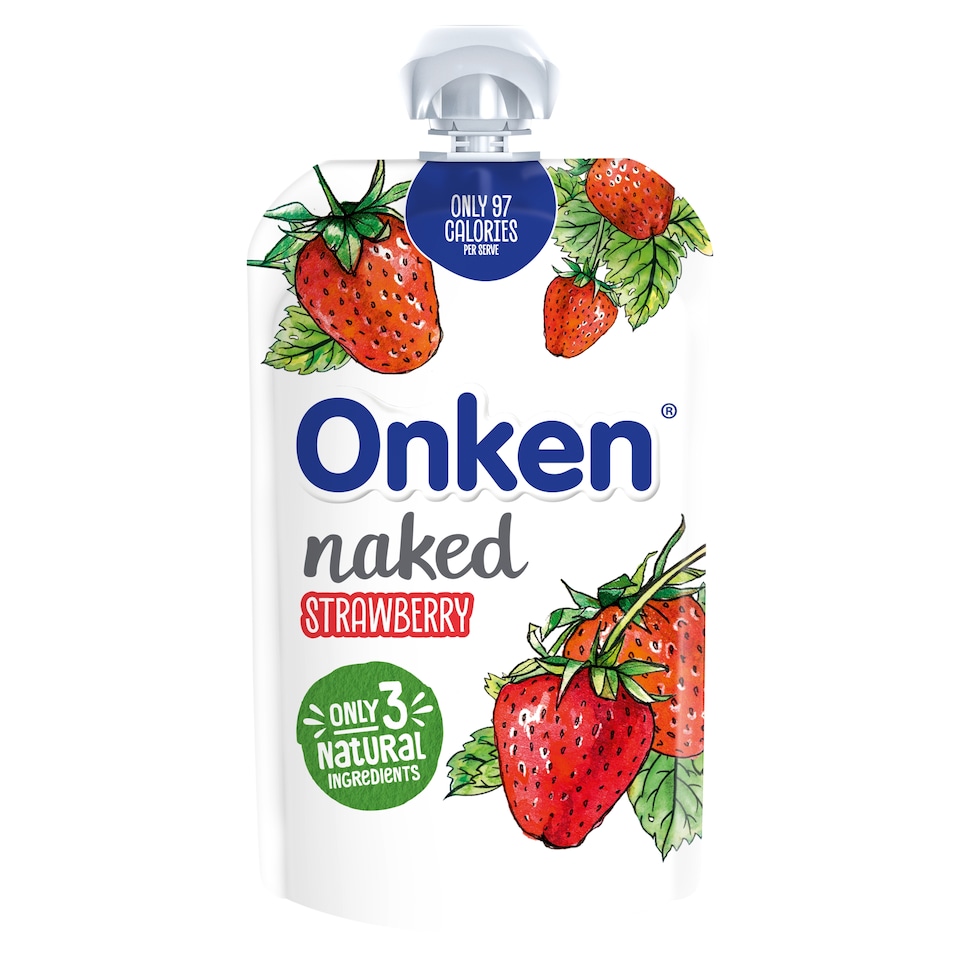 image 1 of Onken Naked Strawberry Yogurt Pouch 110G