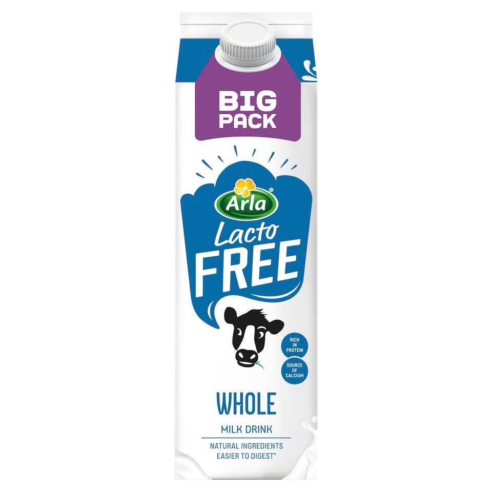 Arla Lactofree Whole Milk Drink 2L