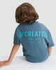 image 3 of F&F Active Pure Cotton Recreation Athl. Dept. Slogan T-Shirt in Blue