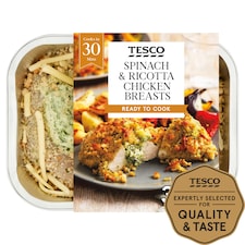 Tesco Spinach & Ricotta Chicken Breast 2 Pack 360G