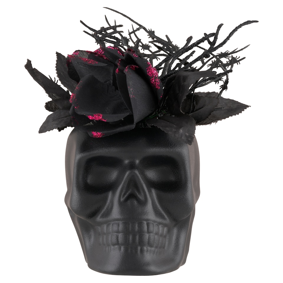 Mobil Digital Lebka s černými fialovými květy