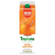 Tropicana Orange Extra Juicy Bits Juice 950 Ml