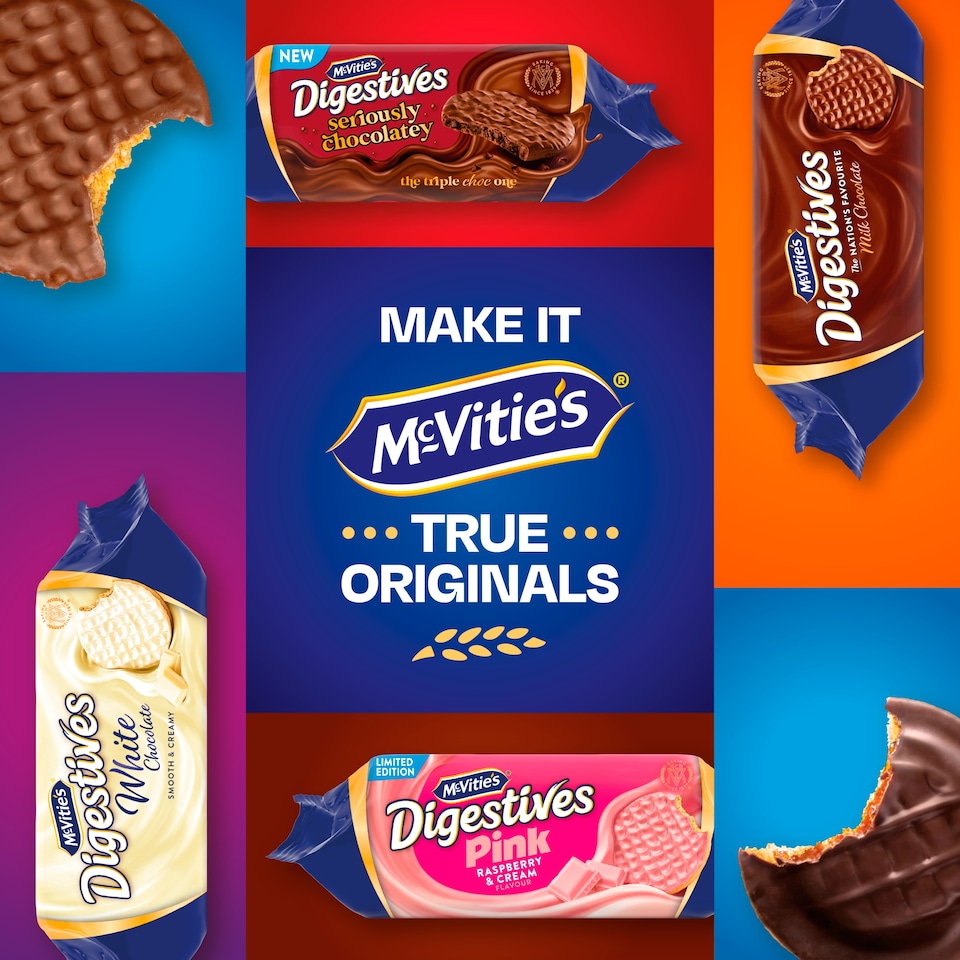 image 1 of McVitie's Digestives Pink Raspberry & Cream 232g