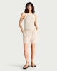 image 2 of F&F Linen Rich Shorts in Beige